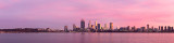 Perth and the Swan River at Sunrise, 27th July 2016