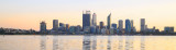 Perth and the Swan River at Sunrise, 1st August 2016