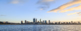 Perth and the Swan River at Sunrise, 10th August 2016