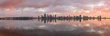 Perth and the Swan River at Sunrise, 13th August 2016