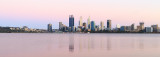 Perth and the Swan River at Sunrise, 7th November 2016