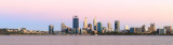 Perth and the Swan River at Sunrise, 8th December 2016