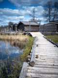 Latgallian wooden lake castle