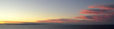 sunset over the bay
