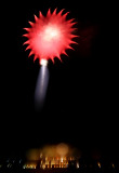 Explosion over a Paddle Wheeler