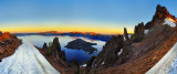 Crater Lake at sunrise 
