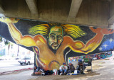 Mural Under the Coronado Bridge  at Chicano Park