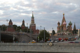 Kremlin and St. Basils Cathedral, Moscow.