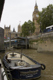 Pier in Westminster, London.