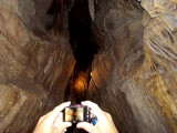 Lehman Caves (hubbys hands and camera)