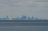 Toronto, 22 miles away across Lake Ontario (Nikon D5100)