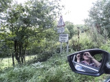 Entering Littlebredy (photo by my wife)