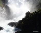 8-22-2015 Kjosfossen Falls and the dancing woman