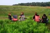 WAITING FOR THE FIREWORKS SHOW - VIEW FROM BEHIND THE DAM