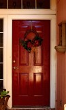 REPAINTED THE FRONT DOOR TODAY