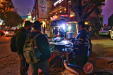 STREET VENDOR MAKING EGG ROLLS
