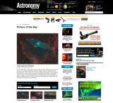 Ou4 (and SH2 129): A Giant Squid Nebula and a Flying Bat - Picture of the Day in Astronomy Magazines Web Site - 29.12.14