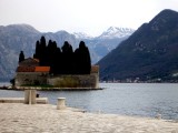 The view from Our Lady of the Rocks church