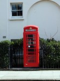 The famous London phone booth