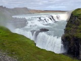 Gullfoss, or the Golden Waterfall, is part of the White River, and is probably the most spectacular waterfall in Iceland