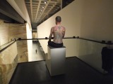Tattoo Man - Live male sitting absolutely perfectly still