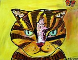 Original Painting SILLY CAT now SOLD