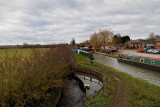Oxford Canal at Aynho Wharf looking North