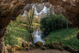 View looking out from the Grotto