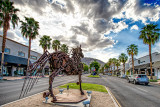 Sculpture on El Paseo