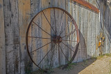 Rusted Wagon Wheel Rim