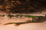 Water At The Rear Of An Overhang
