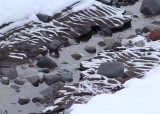 snow in valleys of rippled silt