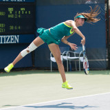 Venus Willliams, Novak Djokovik, at 2015 US Open
