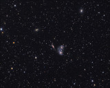 Galaxies around the Devils Mask