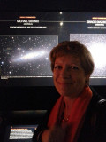 My sister Bettina at the exhibition 