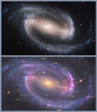 Extremley distant galaxies behind NGC 1300
