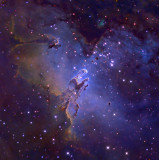 The Eagle Nebula in Narrowband