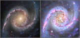 The Core of NGC 1566 Hubble Comparison