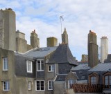 St Malo: Rooftops of the old city. 