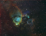 IC1795 (NGC896) in HST palette