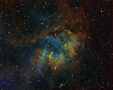 Sh2-132 in HST palette