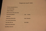 July Fourth Choir Performance - 07/01/15