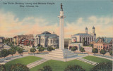 Lee Circle Showing Library & Shriners Temple  