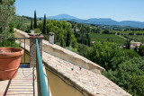 View from lower terrace