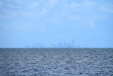 Miami from Biscayne National Park, Florida