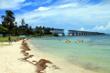 Calusa Beach and Bahia Honda Bridge, Bahia Honda State Park, Bahia Honda Key, Florida Keys