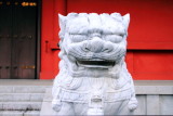 Dvarapala, lion, Sensoji, Kinryū-zan Sensō-ji, Buddhist Temple, Asakusa, Taitō, Tokyo, Japan