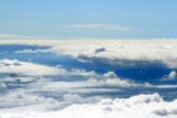 View from Mt. Fuji, above the clouds, Fujinomiya 5th Station, Fuji-Hakone-Izu National Park, Japan