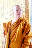 Monk, Wat Traimit, Golden Buddha Temple, Chinatown