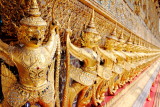Garudas, External decorations of the Ubosoth, the main building of Wat Phra Kaew, Grand Palace